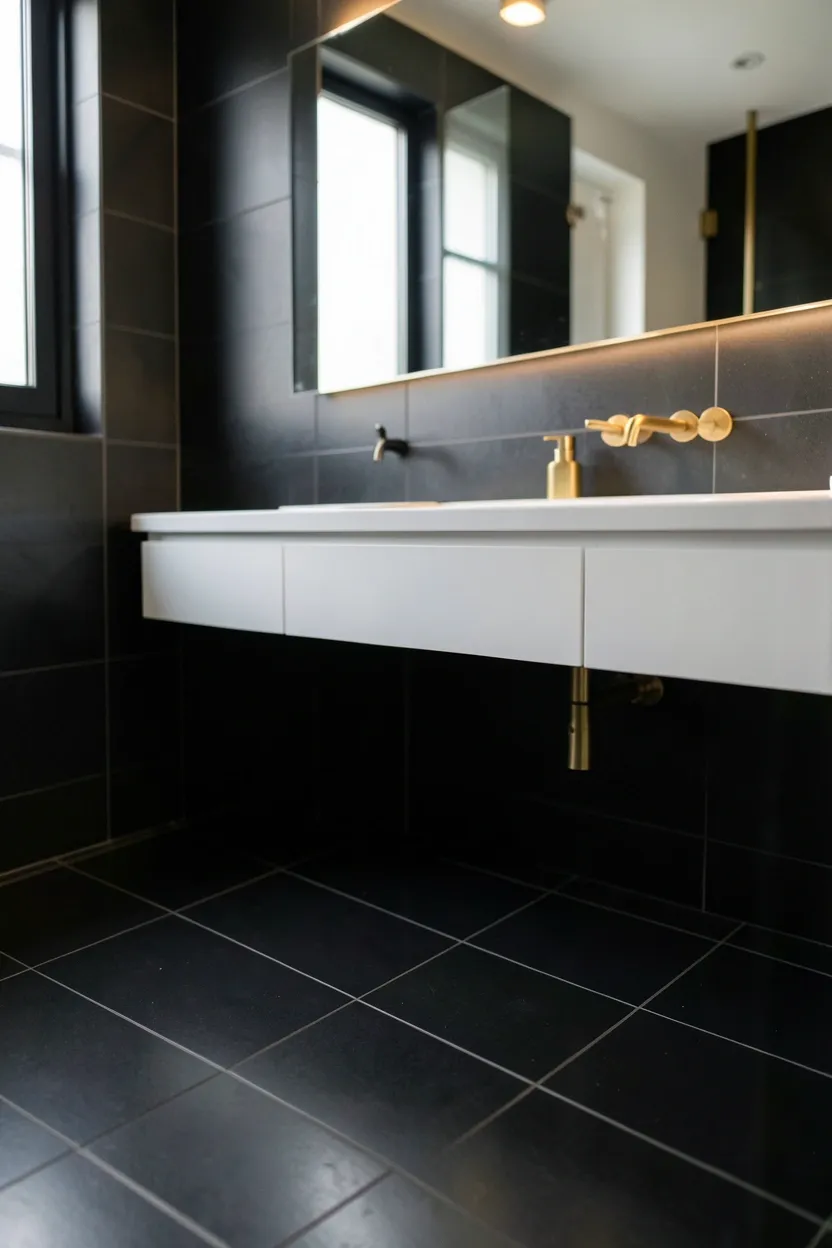 Black Porcelain Tiles