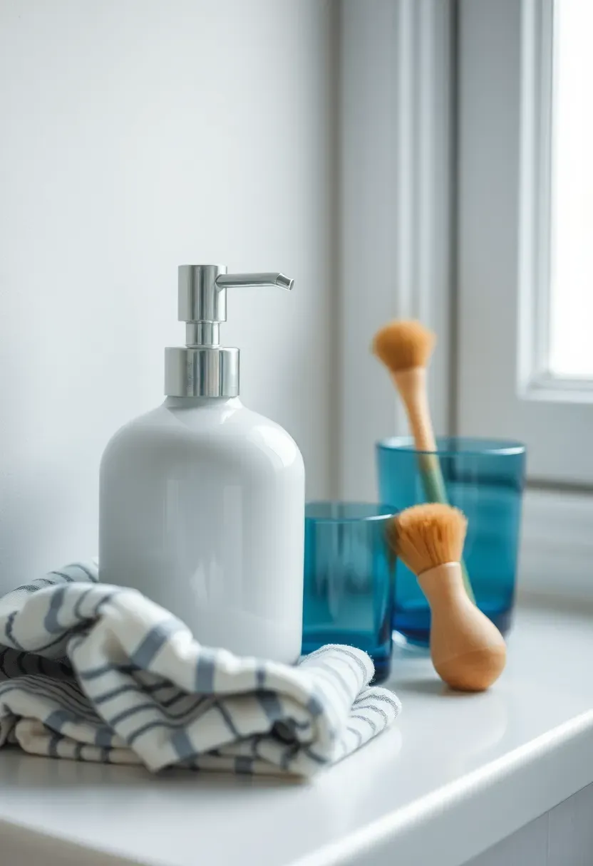 Coastal blue and crisp white