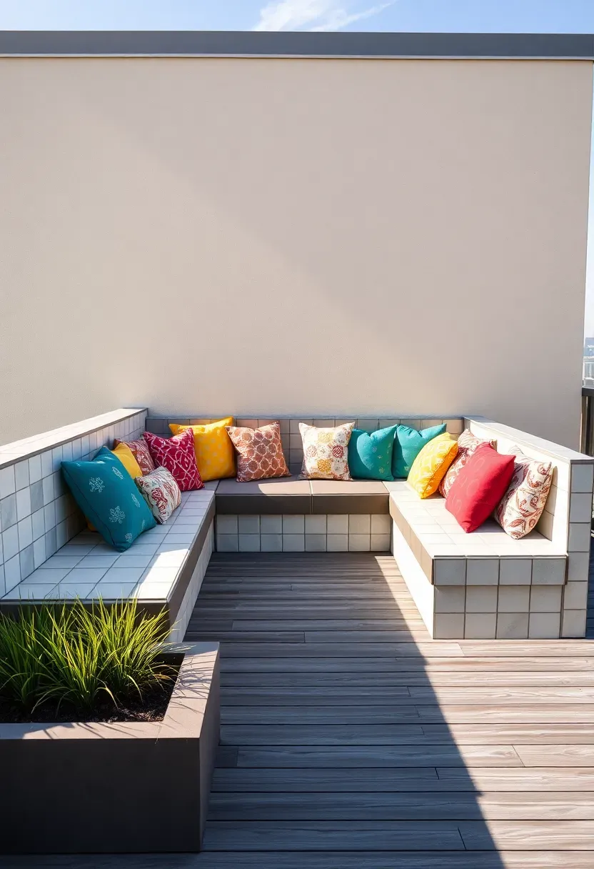 Built-in bench seating