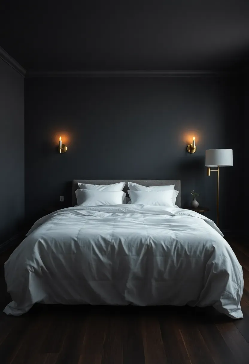 Dark Moody Minimalist Interior