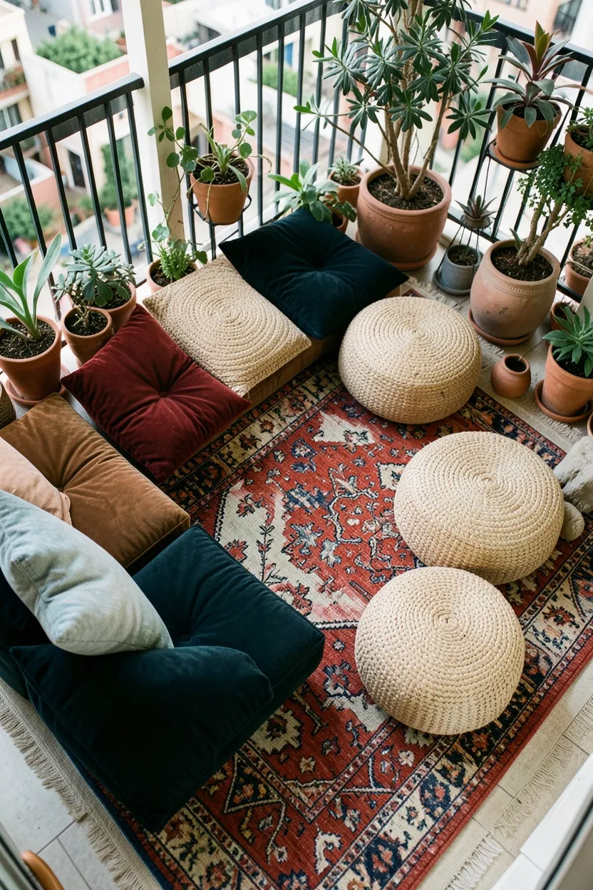 Low Seating Area for Relaxation