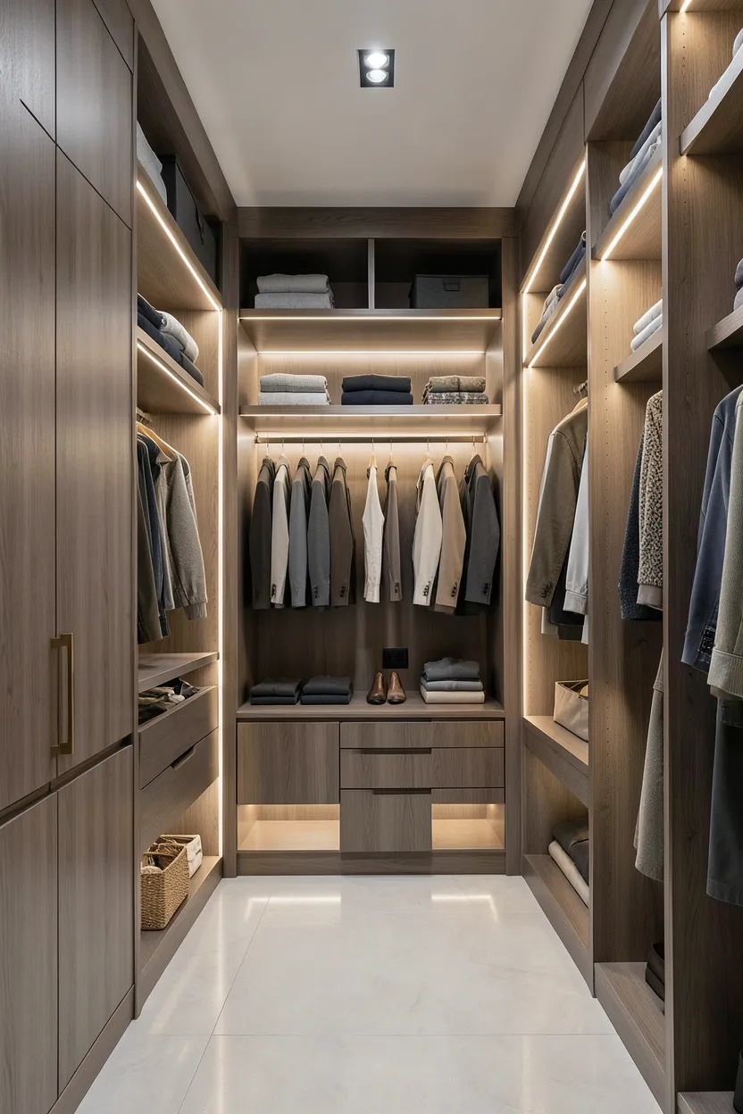 Exposed brick accent wall with white mortar providing warm rustic texture in a cozy earthy apartment living room