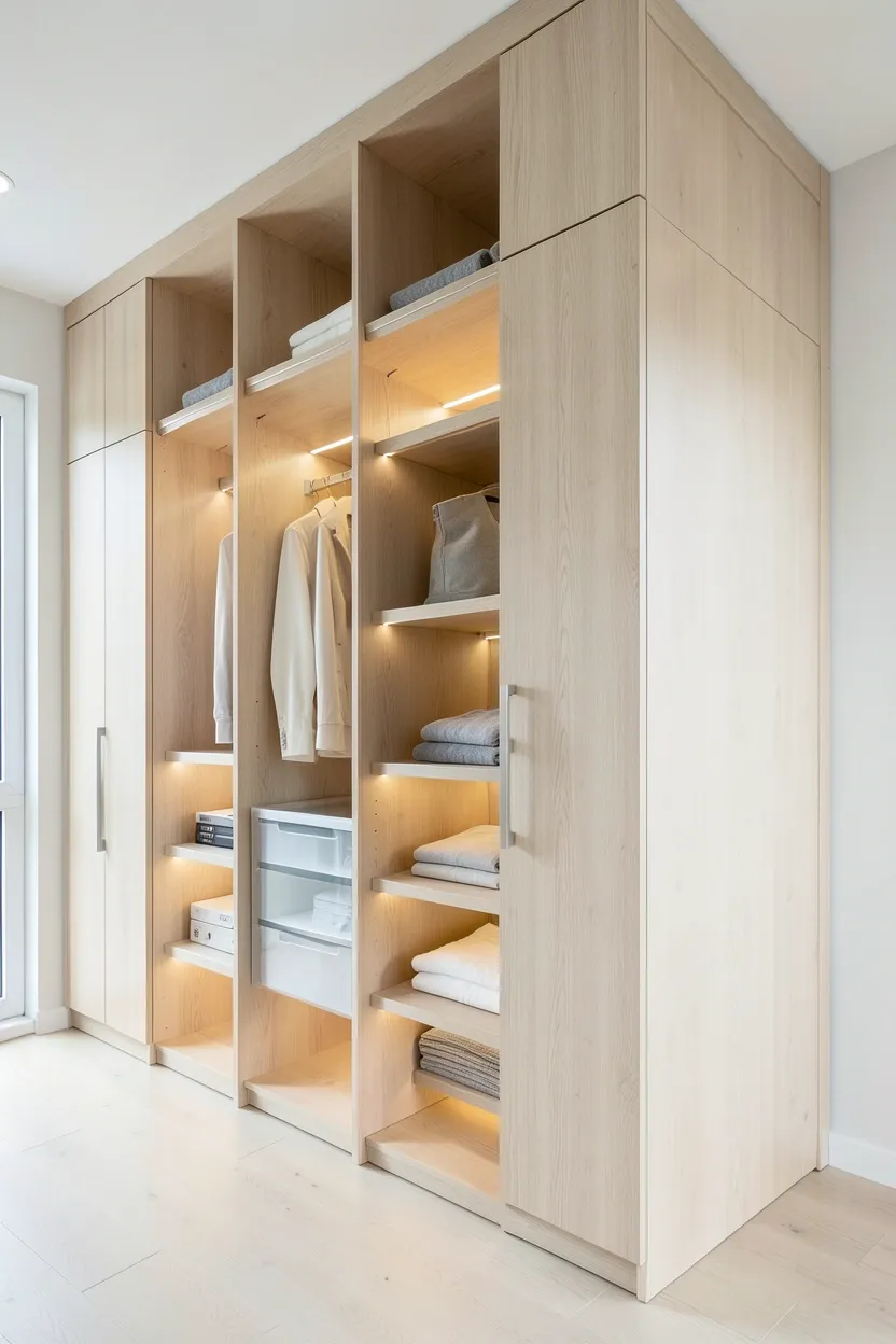 Custom Built-In Wardrobes Floor-to-Ceiling