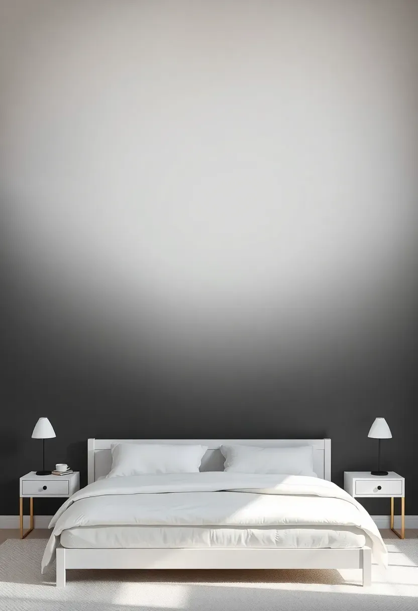 Ombre Grey Wall Treatment