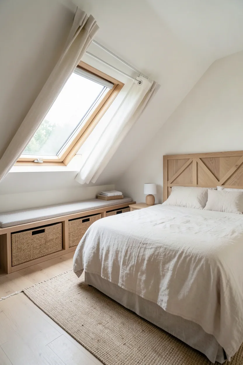 Attic Bedroom with Dormer Windows
