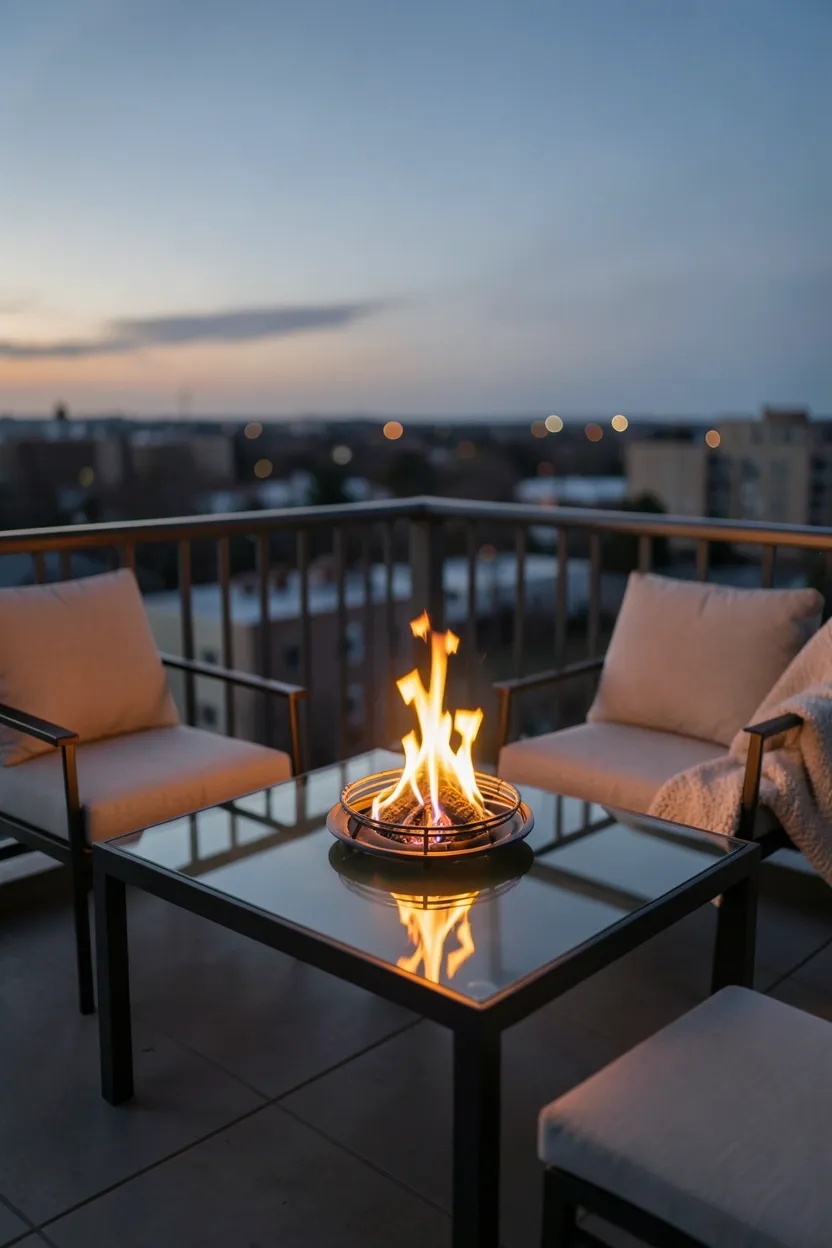 Fire Pit Table for Evenings