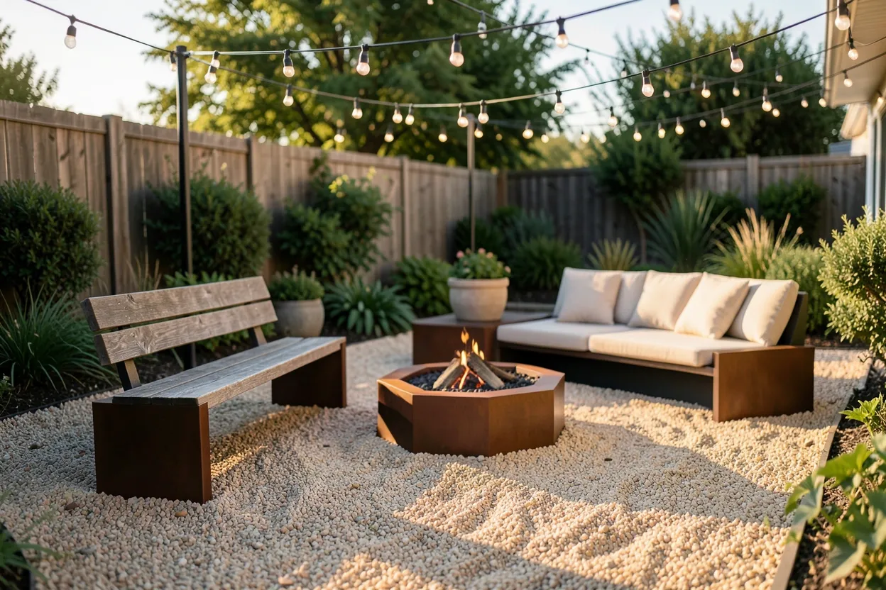 25 Gravel Patio Ideas That Boost Your Backyard's Charm for a More Thoughtful Home
