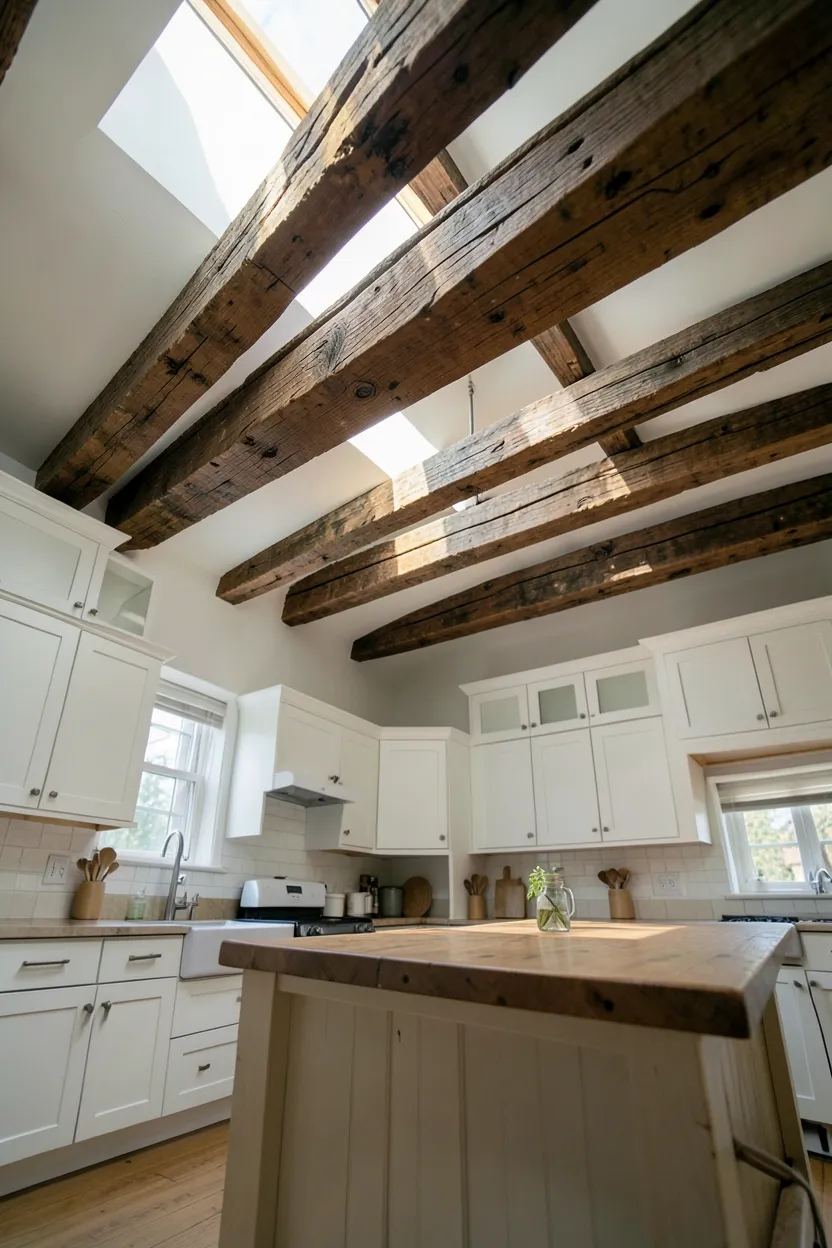Exposed Wood Beams