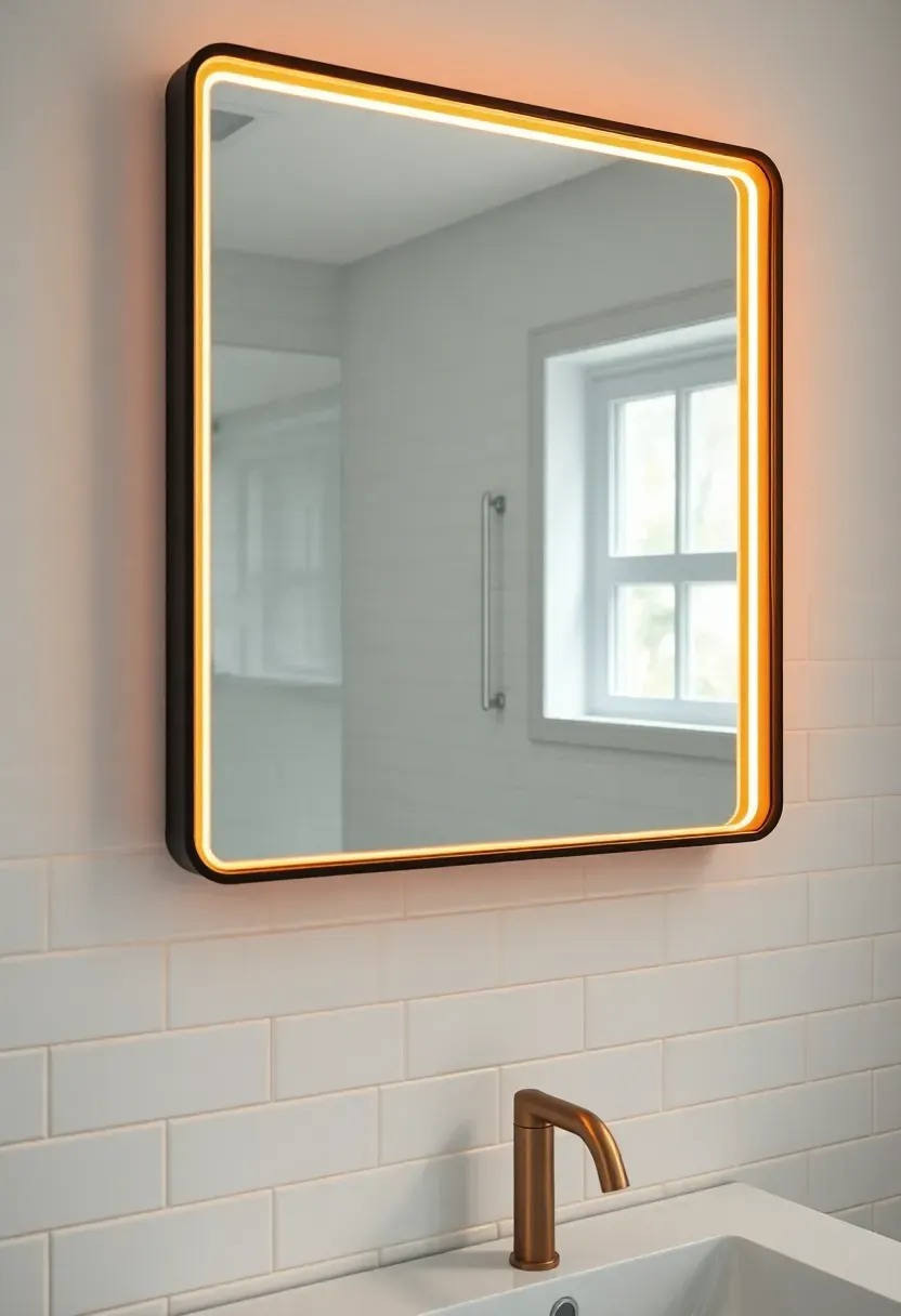 Black subway wall tiles with crisp white grout in an apartment shower creating high-contrast graphic pattern