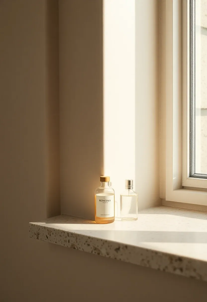 Recessed niche illusion shelf