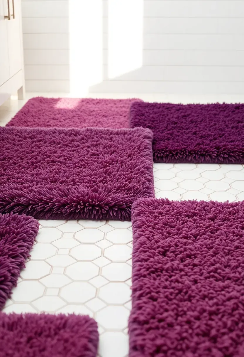 Purple Bath Mat Collection