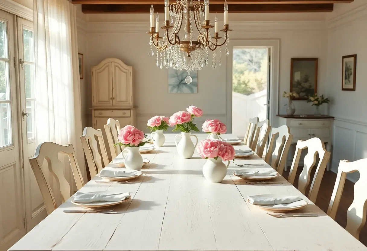 27 Shabby Chic Dining Room Ideas for Charming Gatherings