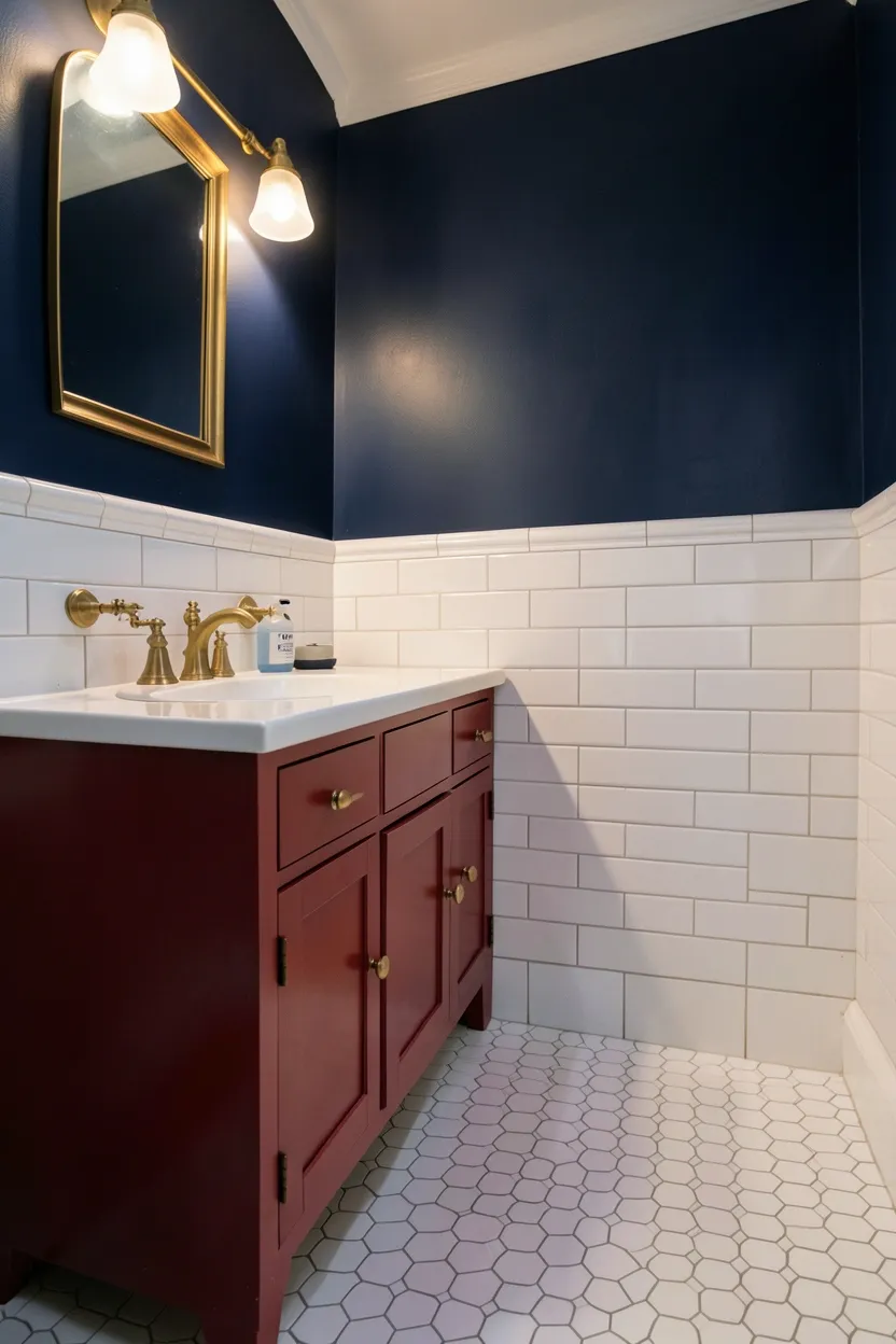 Red and Navy Classic Nautical