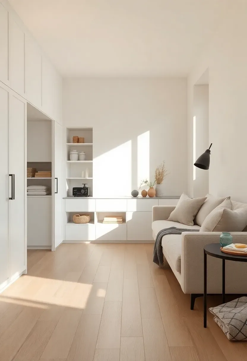 Hide Daily Clutter Behind Flush Fronts