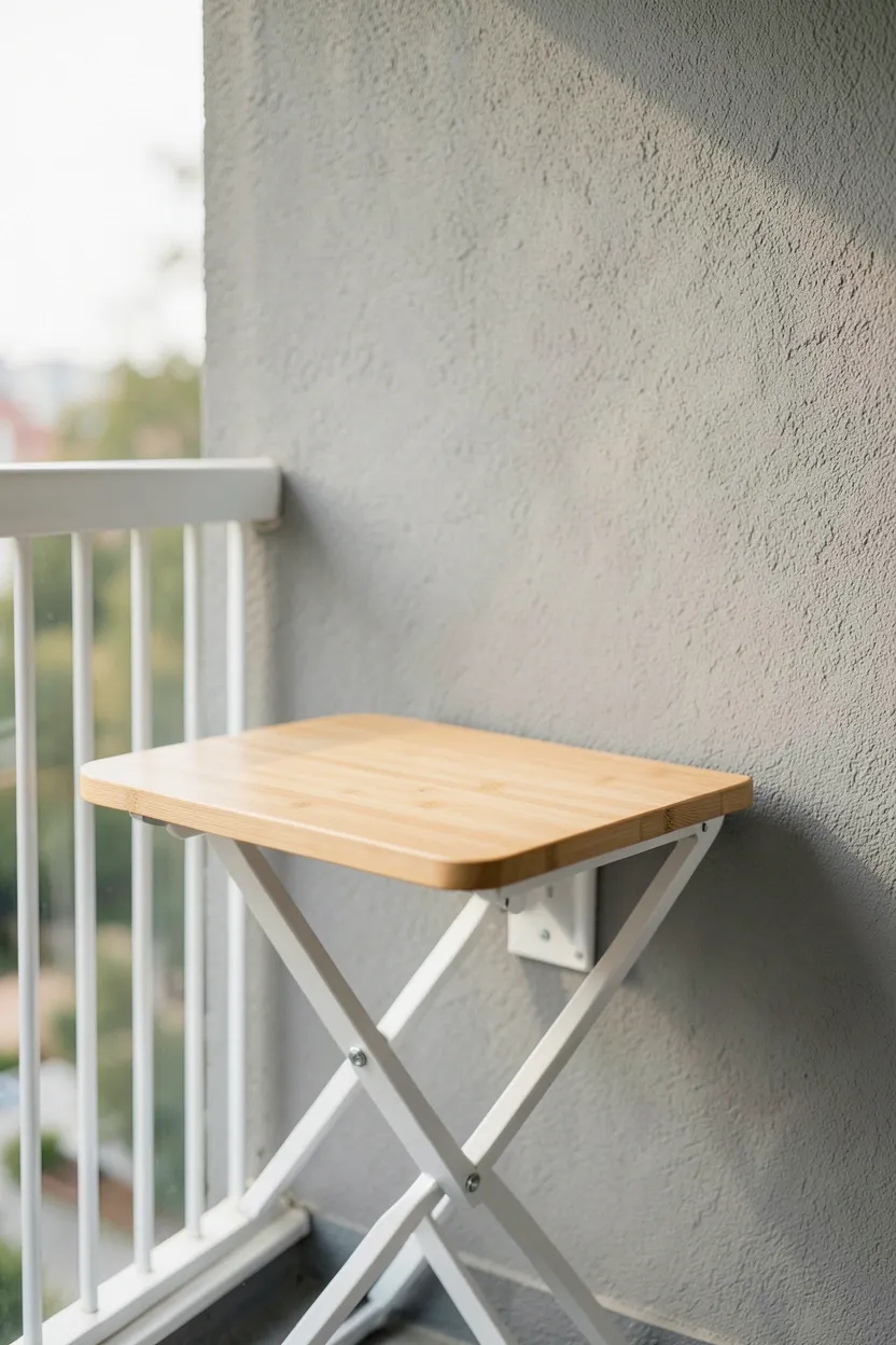 Wall-Mounted Folding Table