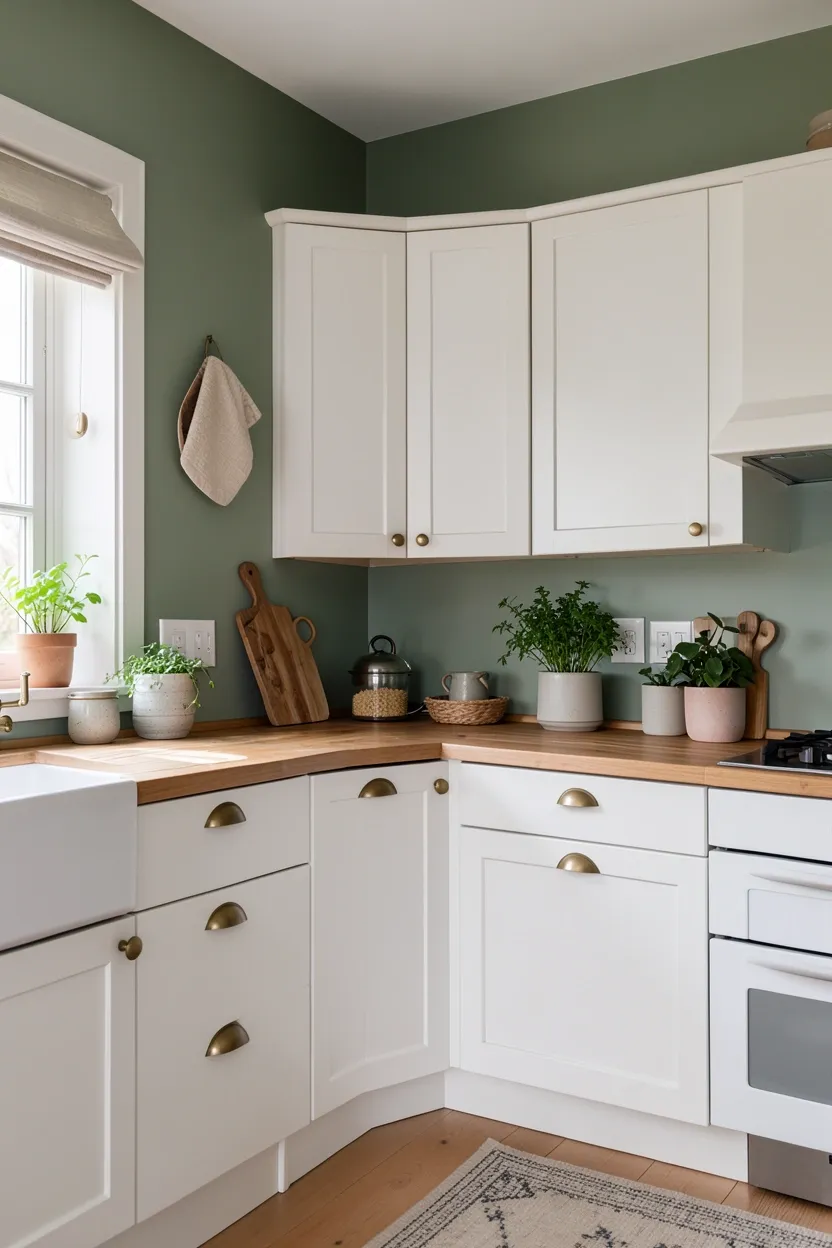 Scandinavian Kitchen with Color Pops