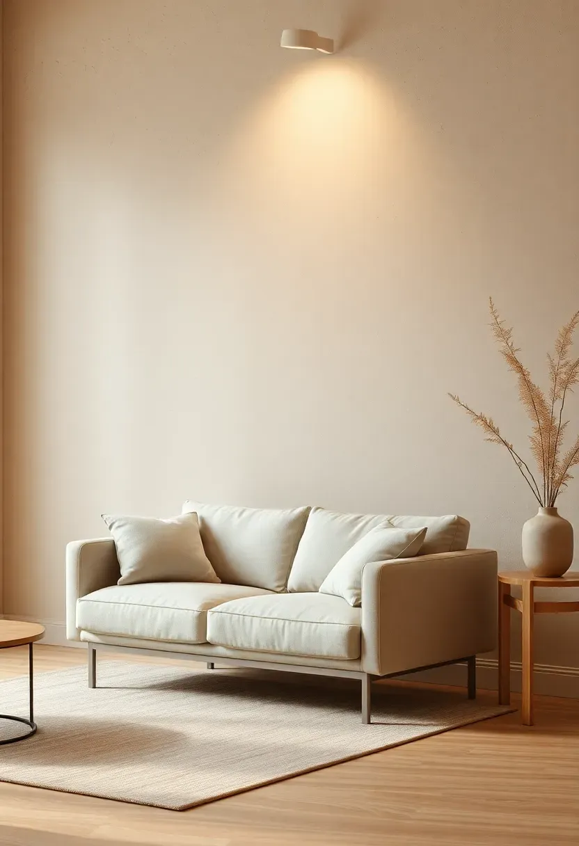 Textured Plaster Wall Spotlight