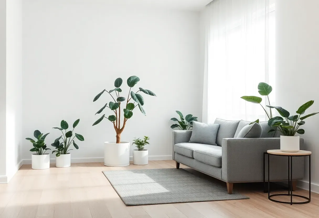 17 Minimalist Living Room Ideas: Indoor Plant Decor