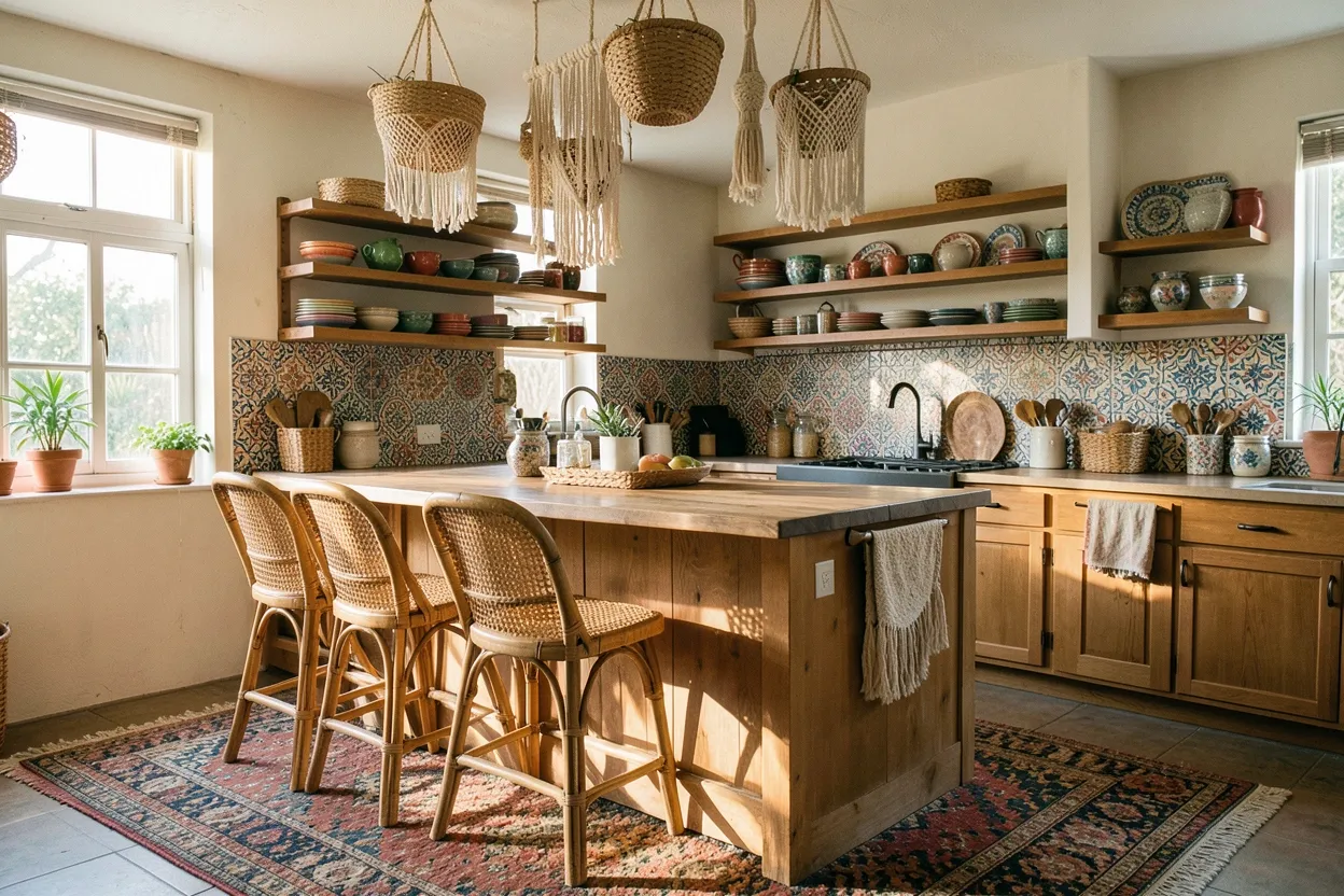 19 Beautiful Boho Kitchen for Functional and Stylish Kitchens