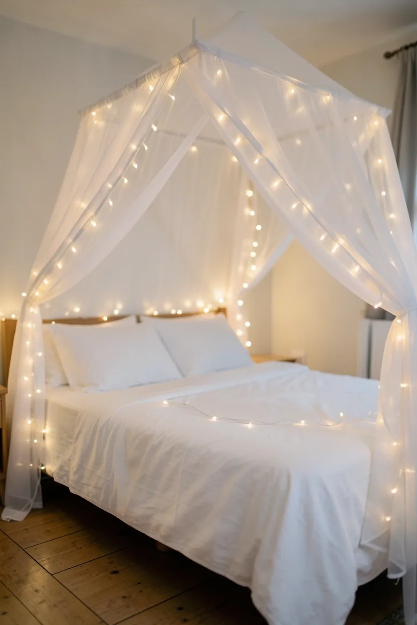 19 Magical Fairy Lights Bedroom Ideas for Cozy Vibes for Comfort and Visual Balance