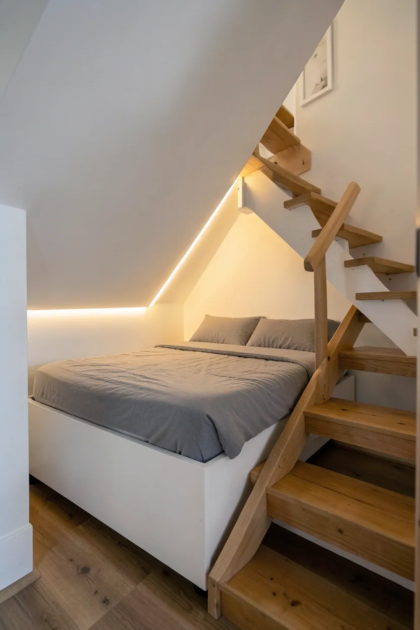 Under-Stair Nook Bed