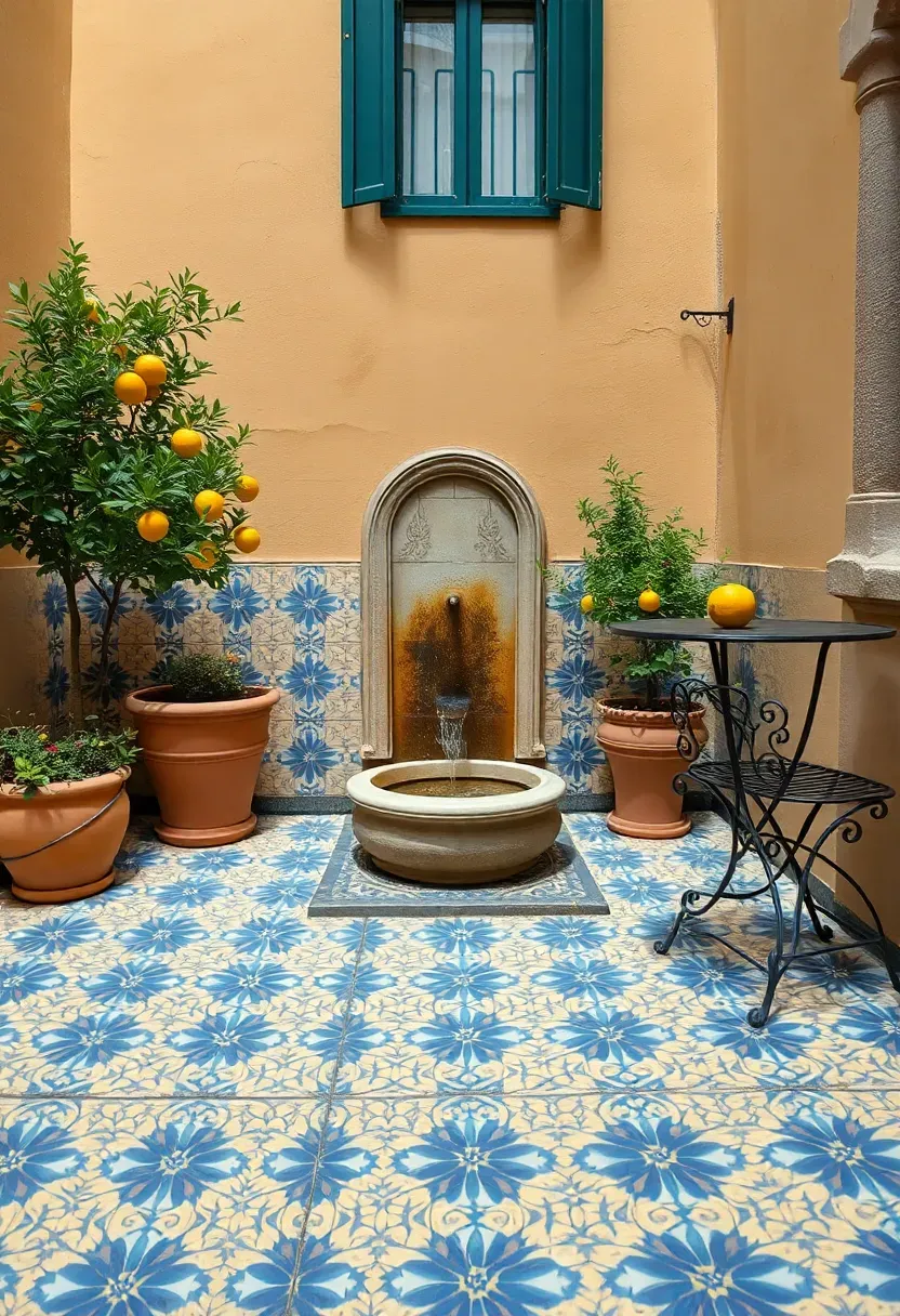 River rock patio border with wood deck insert