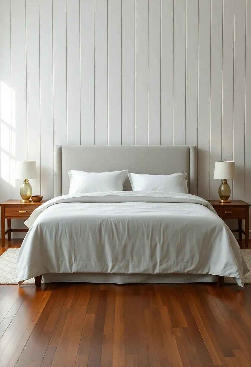 Wall paneling for added warmth and texture