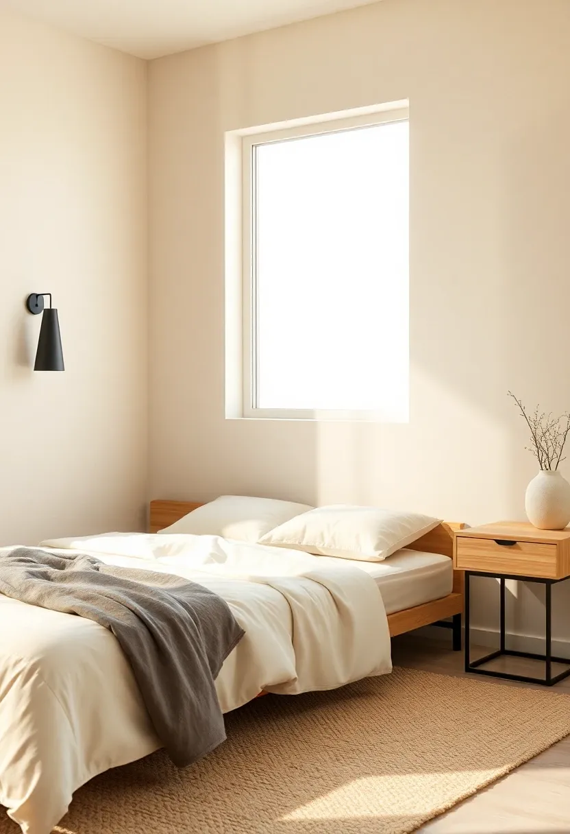 Beige palette with black micro-contrast accents