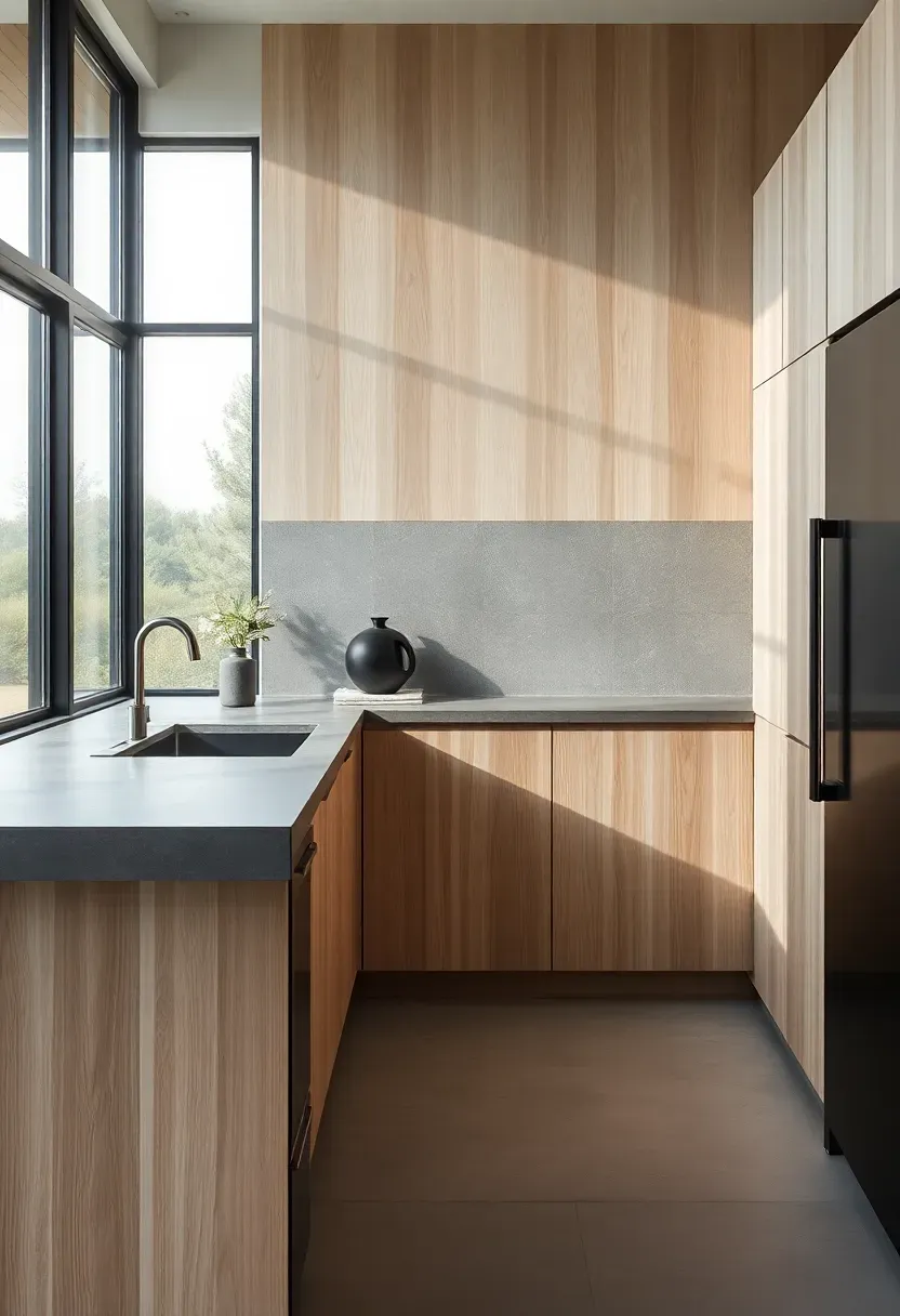 Minimalist ash with concrete