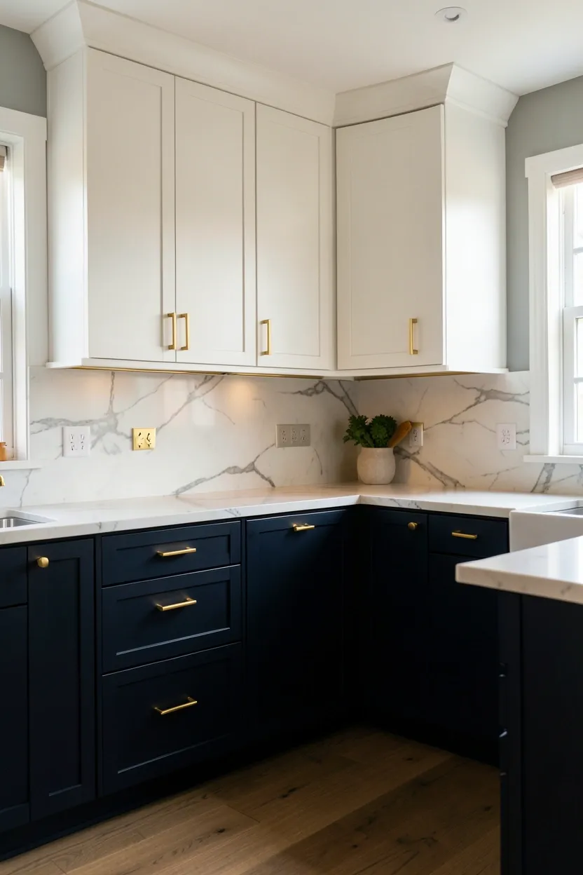 Copper Accent Modern Kitchen