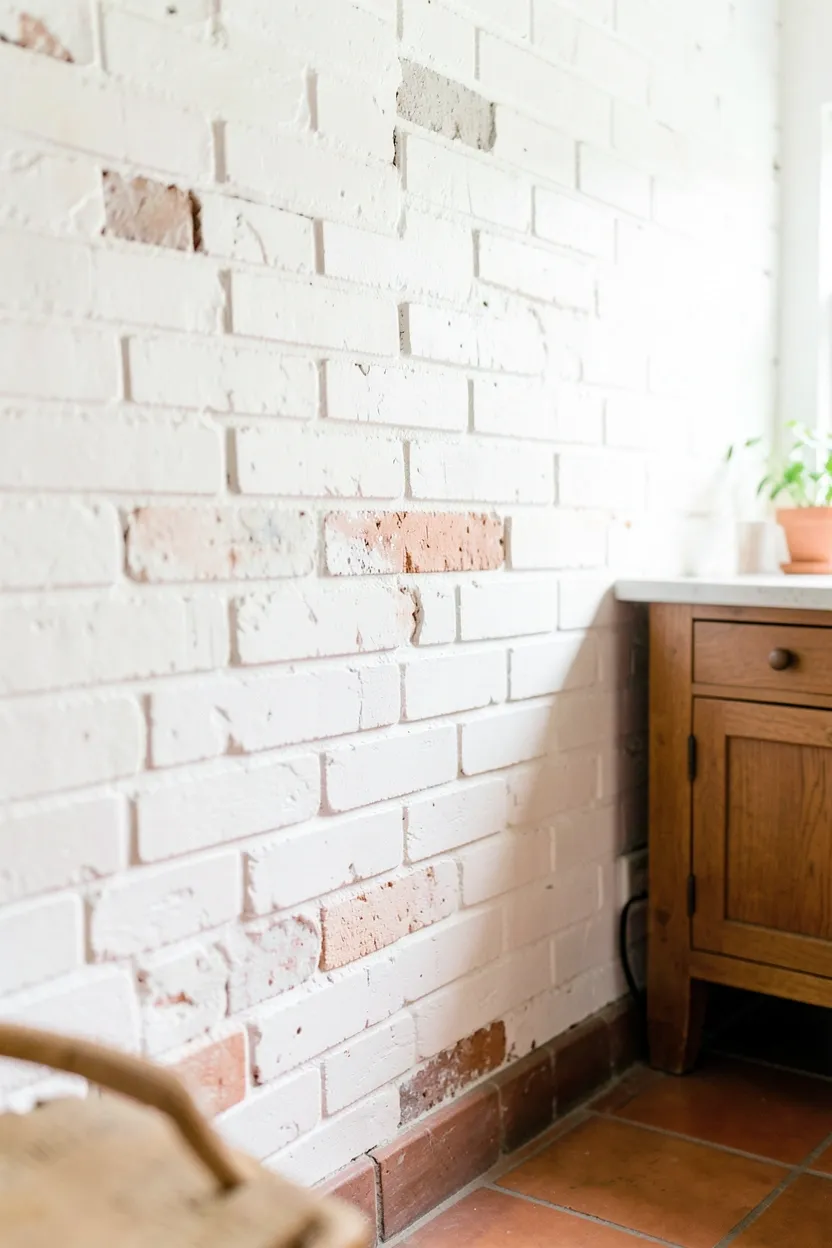 Whitewashed Brick Walls