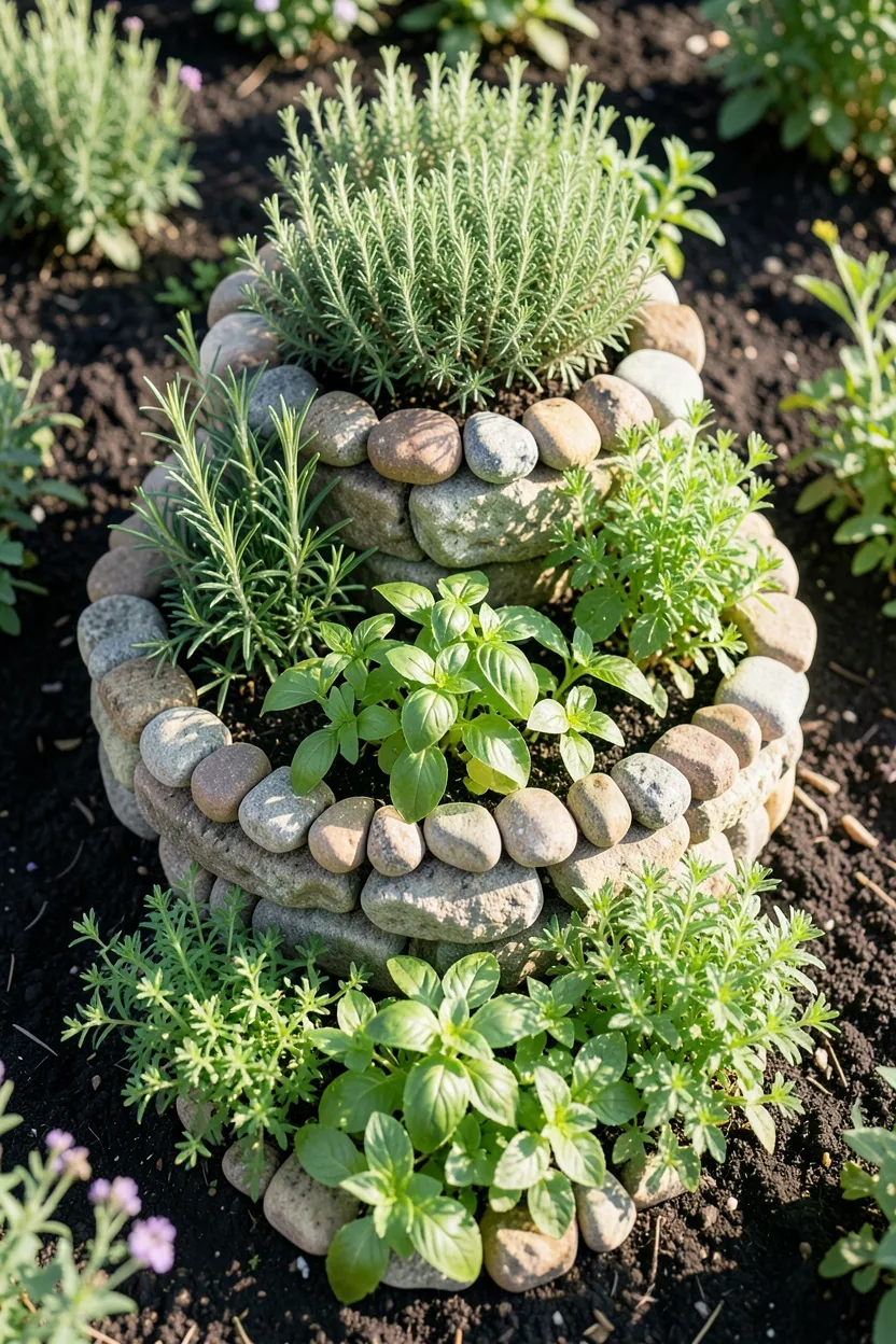 Mediterranean Herb Spiral