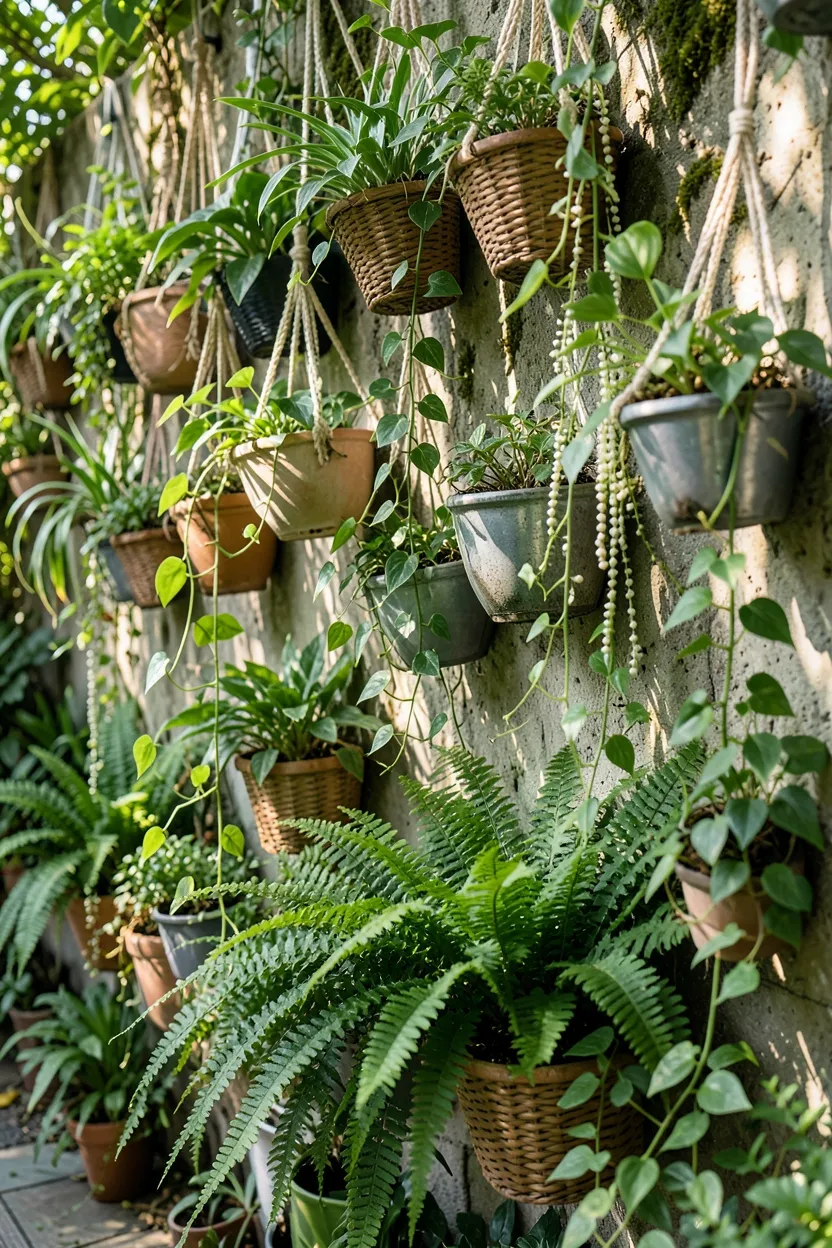 Hanging Plant Garden Wall