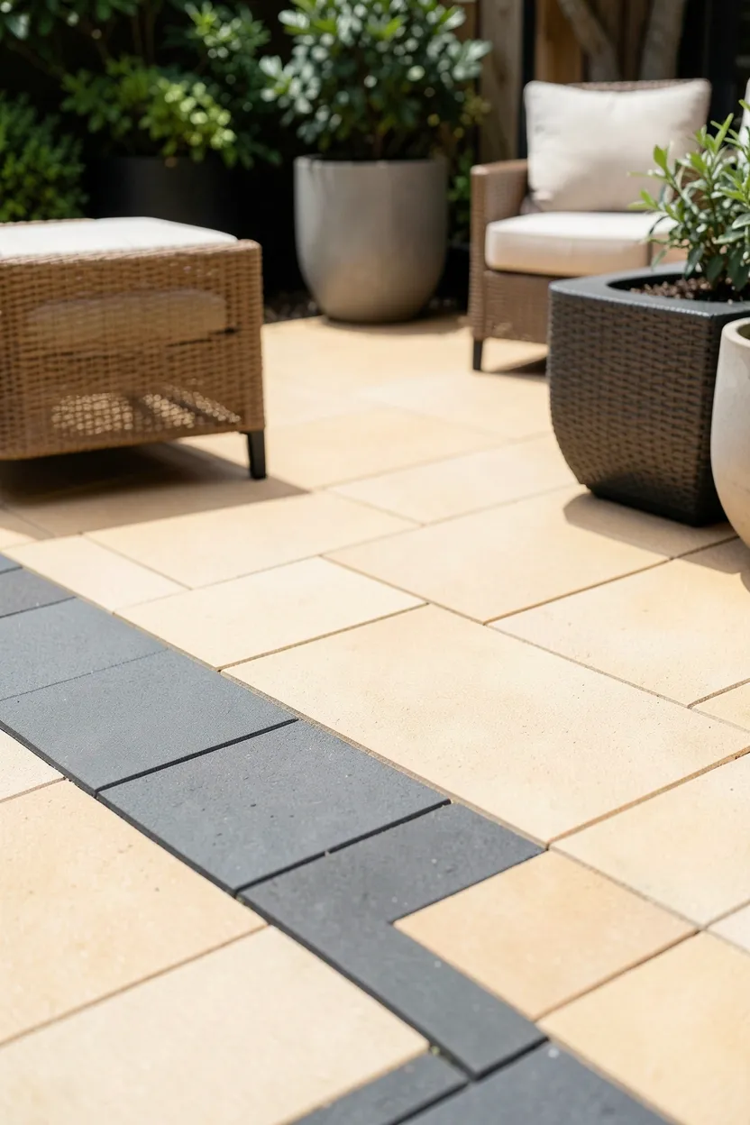 Border-Frame Paver Design