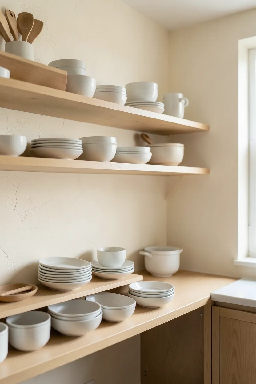 Donation box beside a minimalist closet — one-in-one-out declutter method for renters keeping a calm small apartment