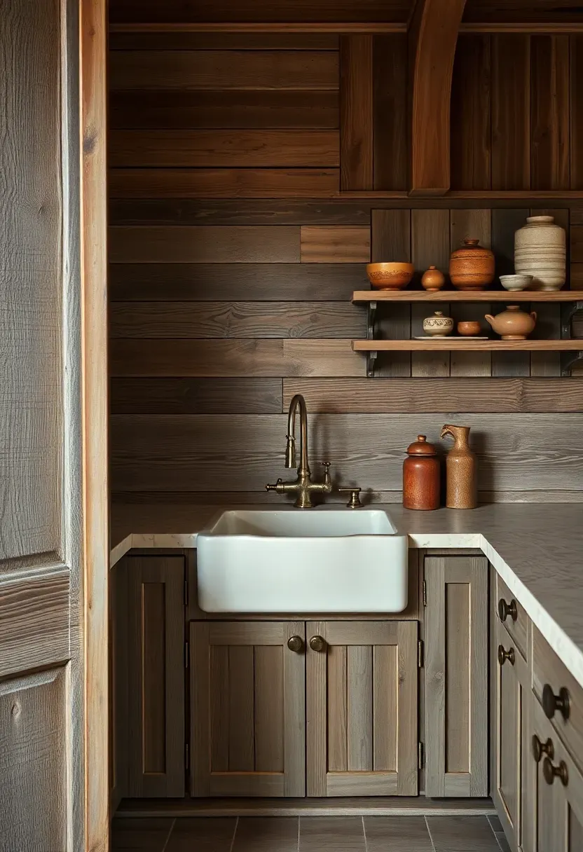 Reclaimed wood character