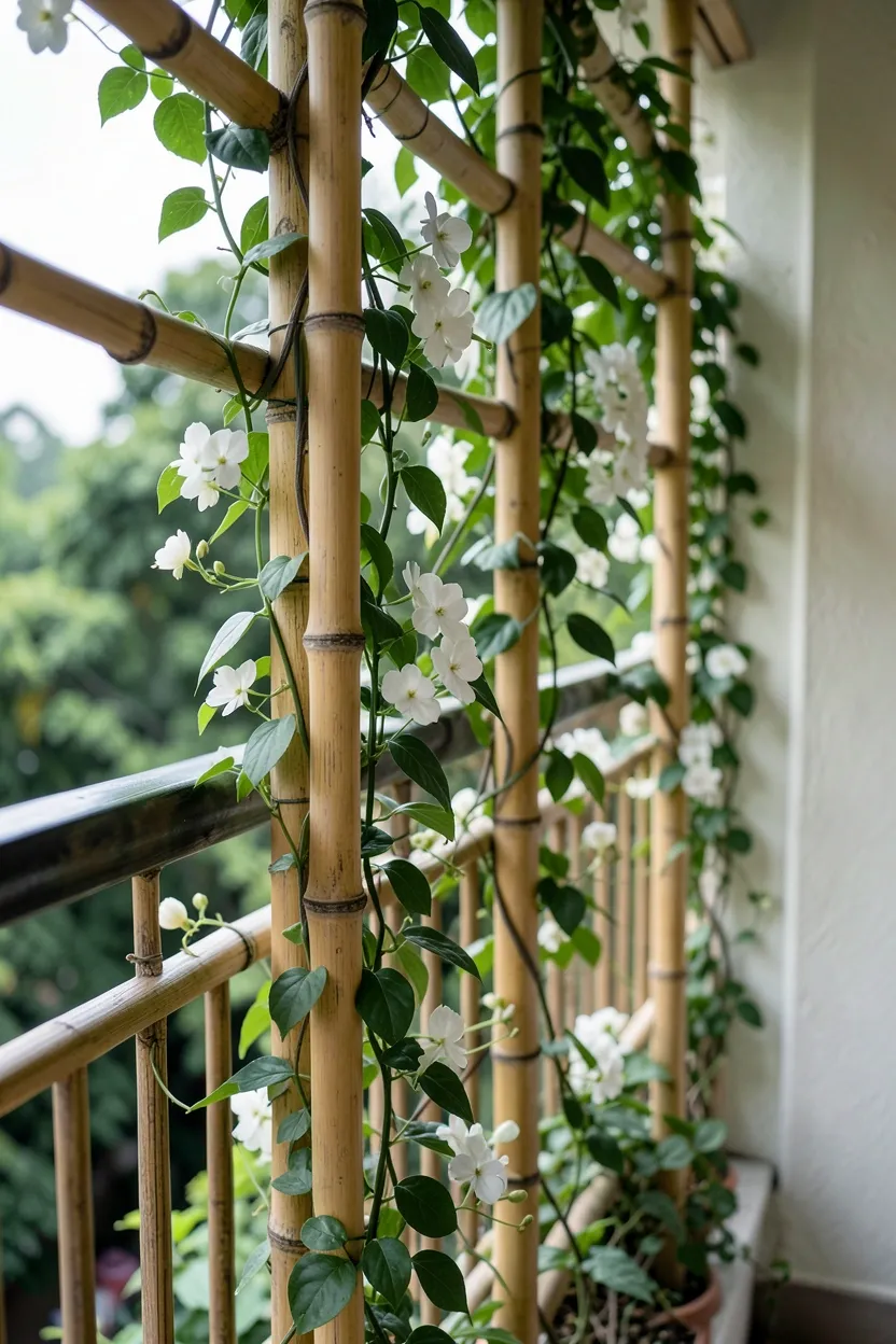 DIY Trellis with Climbing Plants