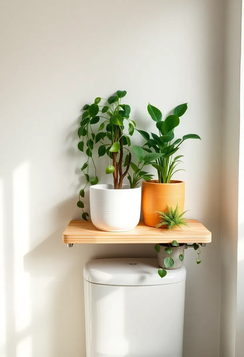 Budget basement kitchenette with a repurposed dresser as a base cabinet, butcher block top, small bar sink, and open shelving made from wood planks and brackets