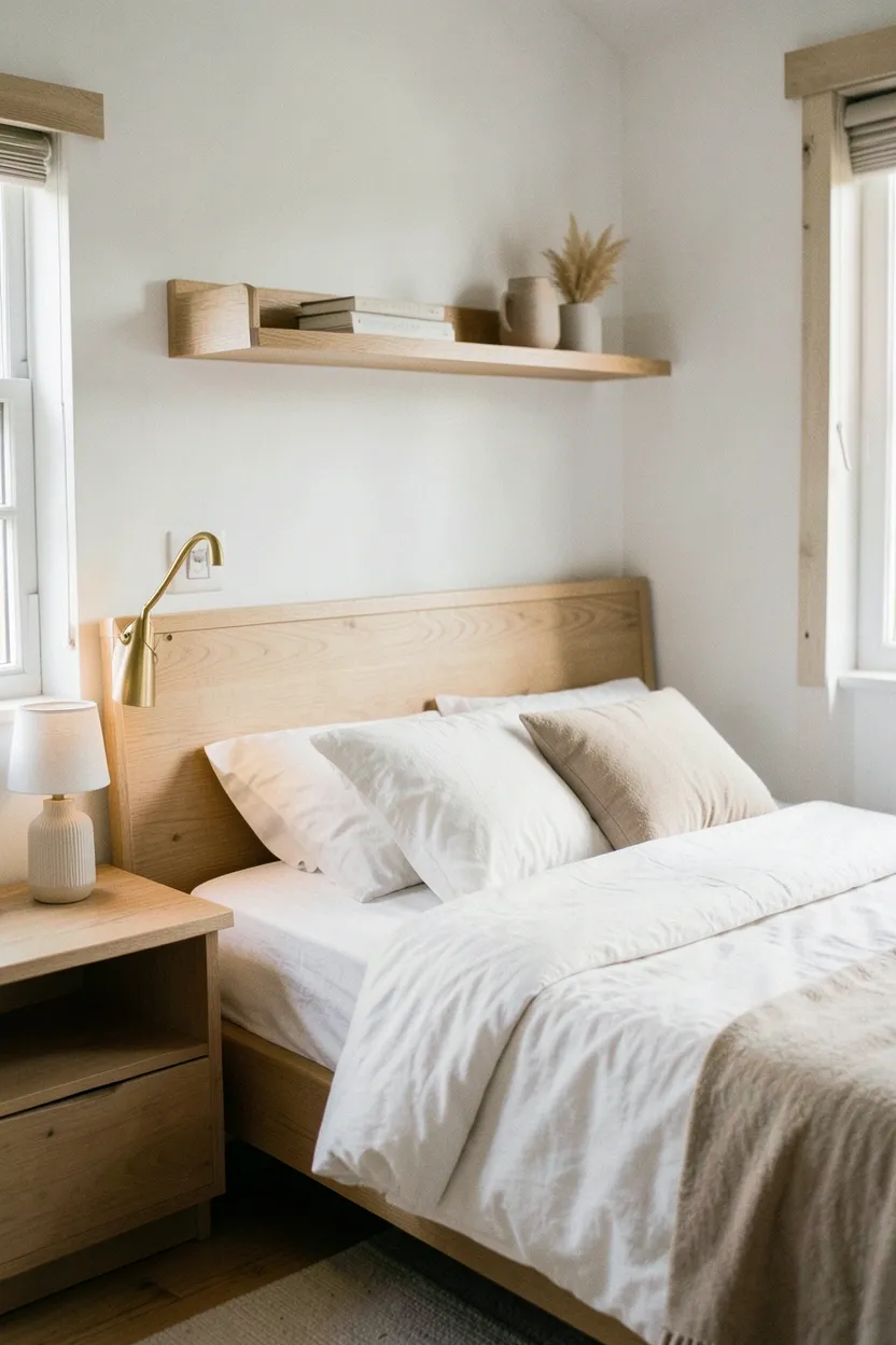 Natural Wood Accents for Warmth