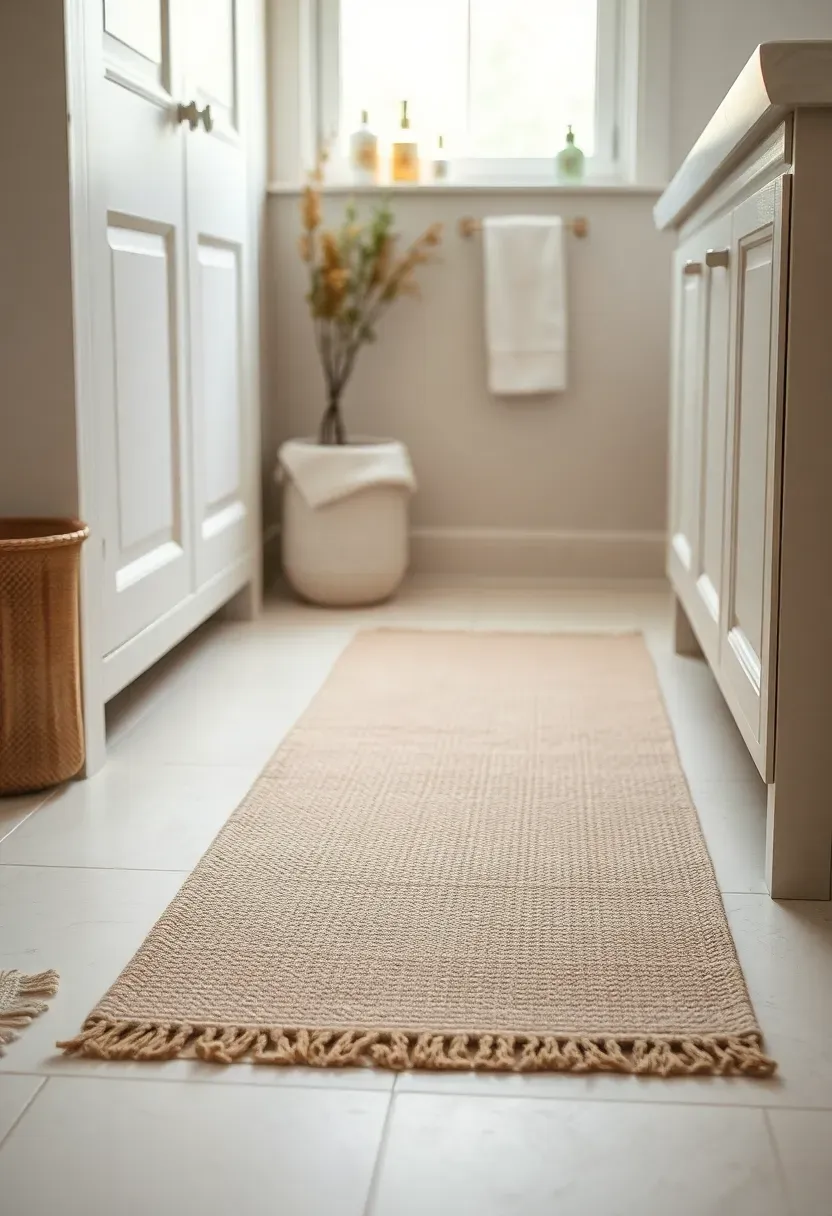 Cozy runner rug for narrow floors