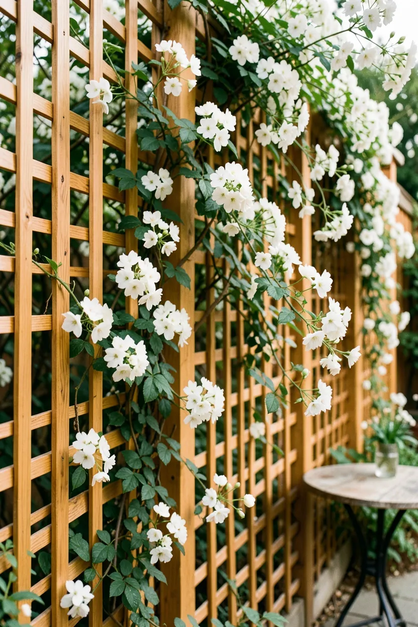 Privacy Screen with Trellis