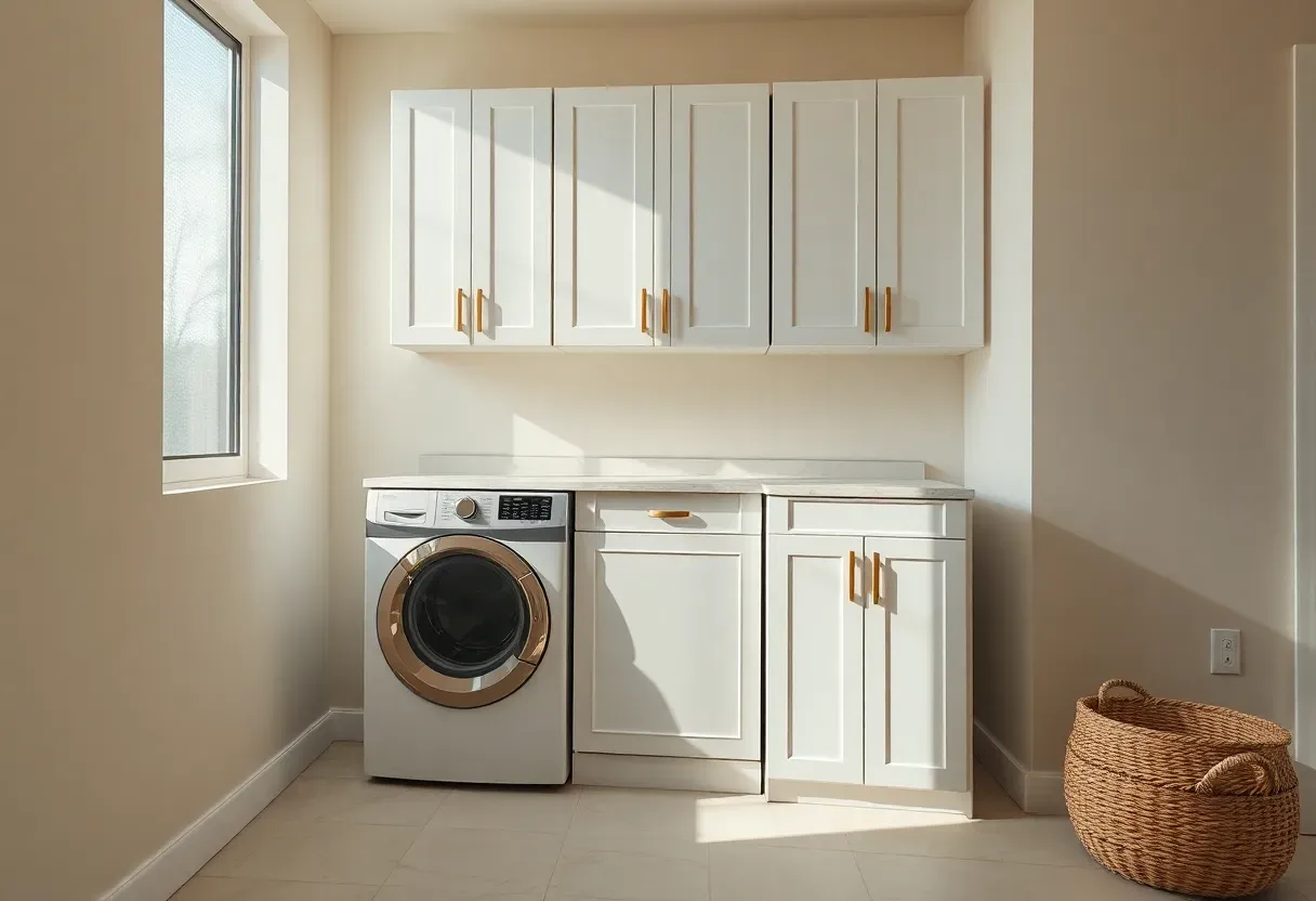 29 Modern Stacked Laundry Room Ideas