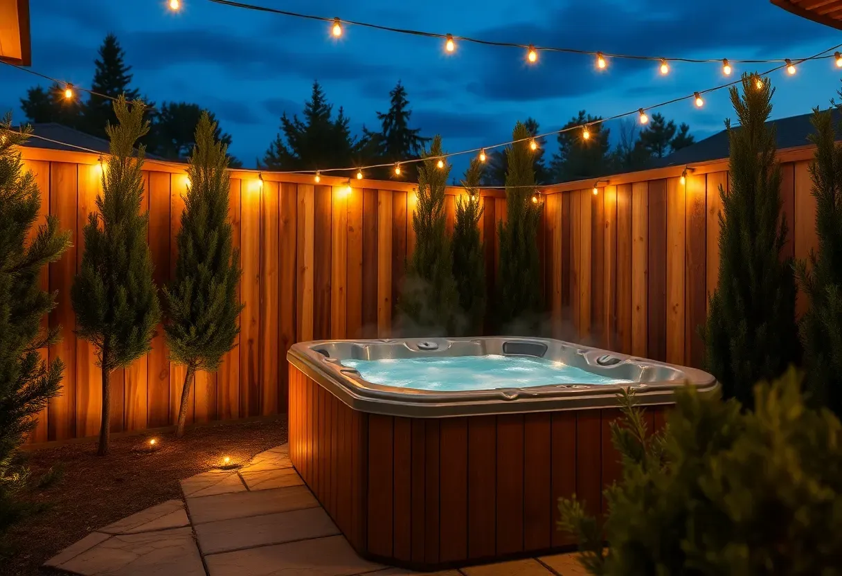 23 Backyard Hot Tub Privacy Ideas
