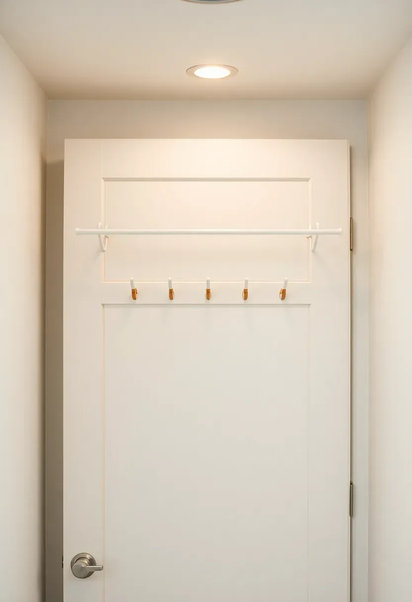 Over-Door Hook Rack for Vertical Storage