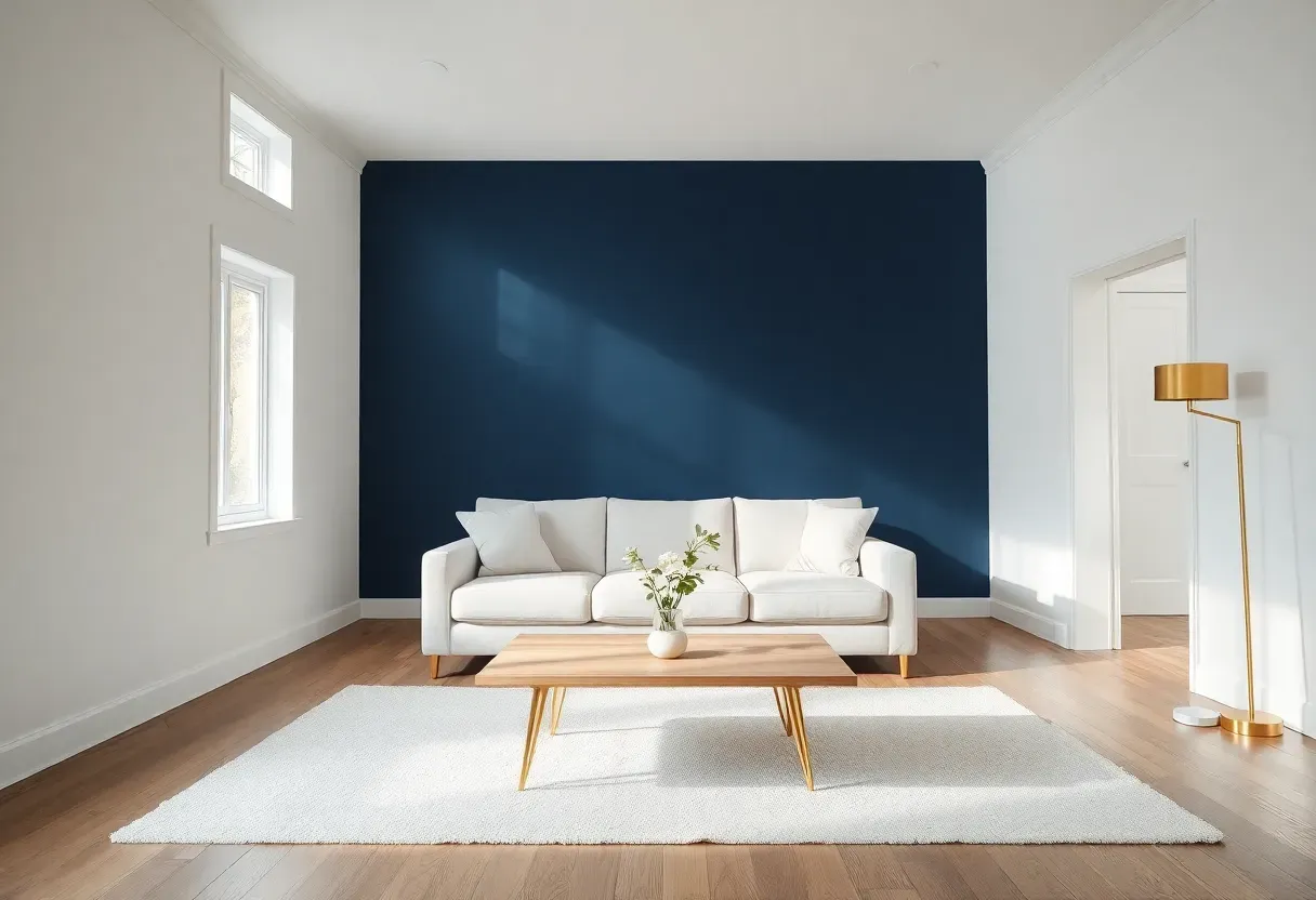 Minimalist Navy Blue Living Room Ideas