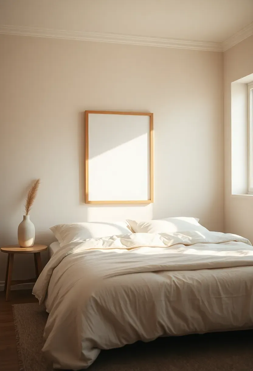 Neutral palette walls with warm undertones