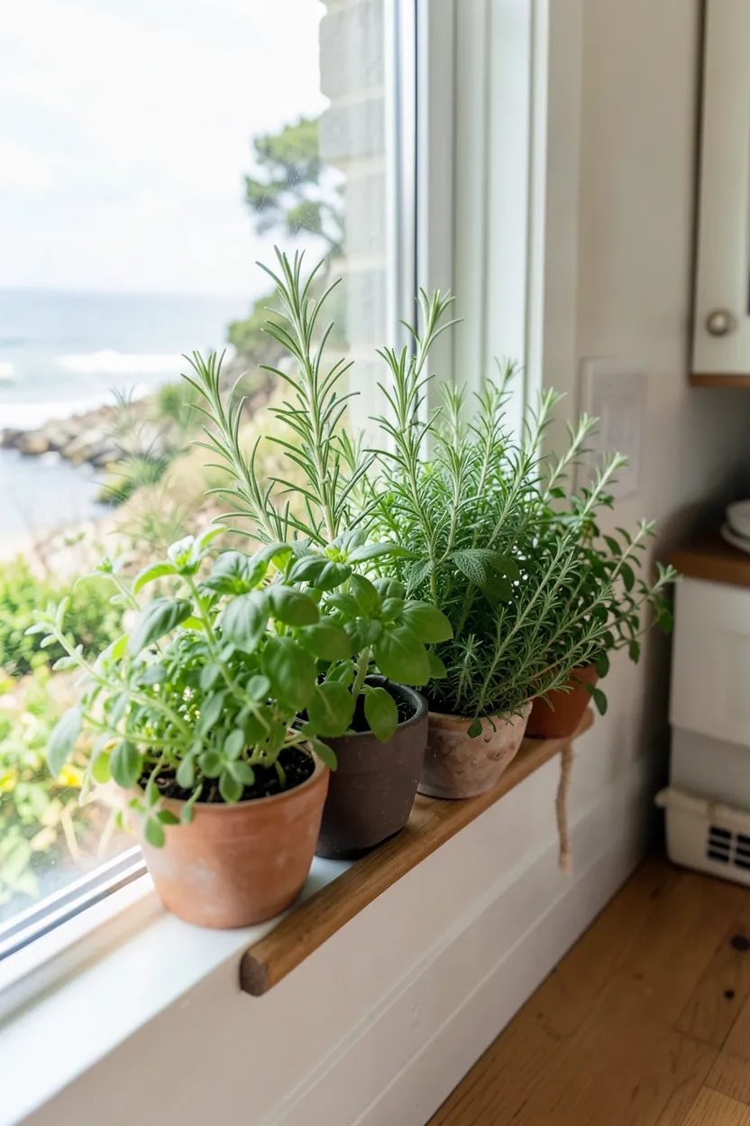 Coastal Herb Garden Window Box